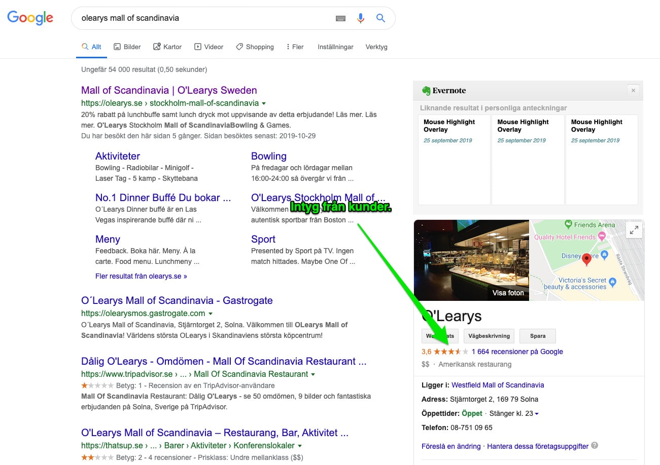 Få kundintyg via Google My Business